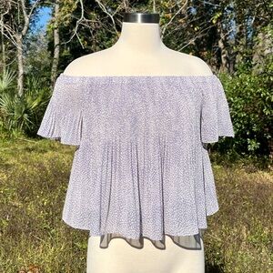 3/$30 Off Shoulder Flowy Top